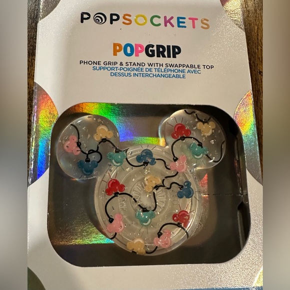 Disney Popsockets Mickey Mouse Ears Cell Phone Grip & Stand NWT - Picture 2 of 3